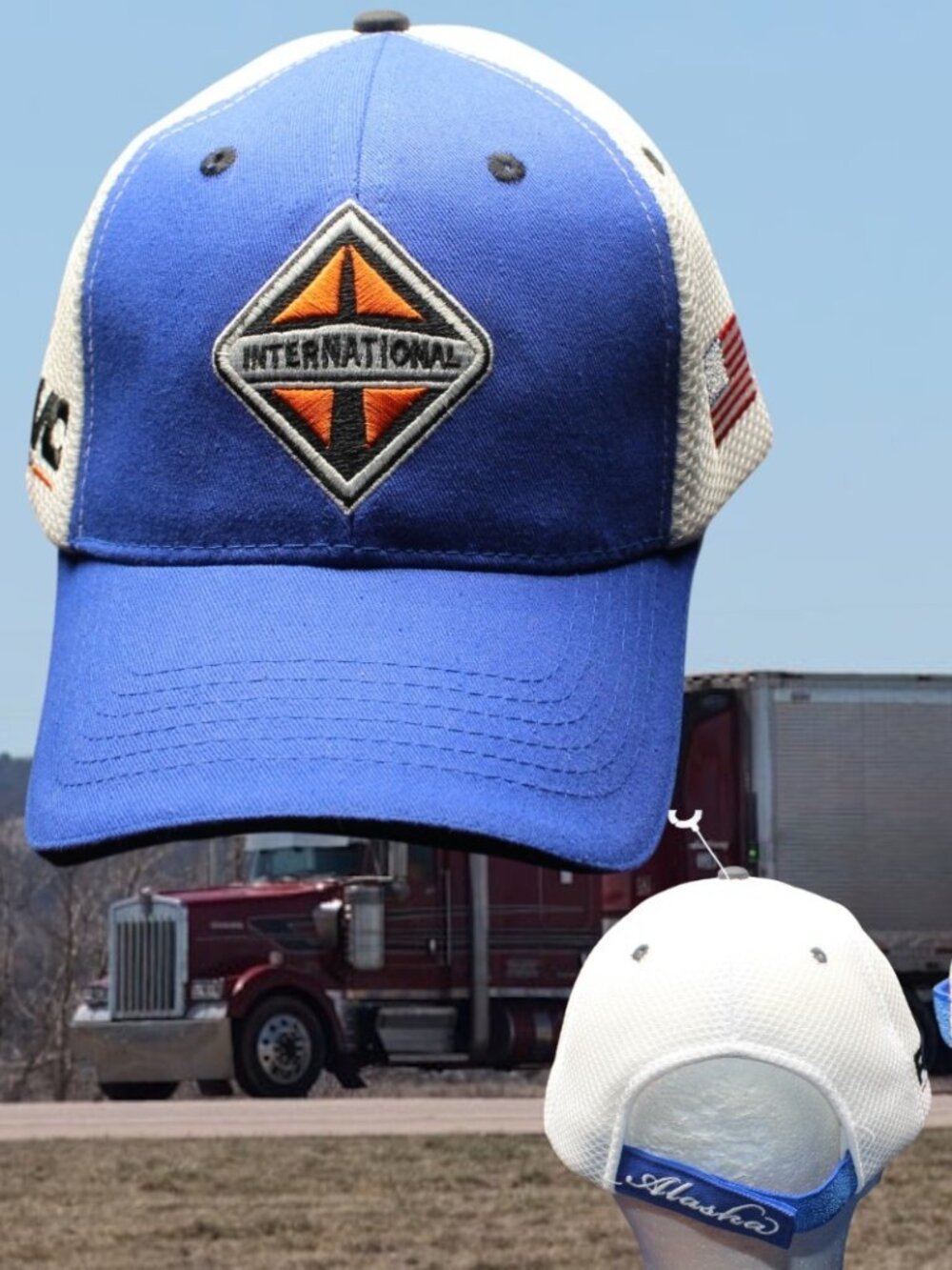 Alaska RWC International Trucks Hat Cap Logo Semi Trucker  Commercial trucking